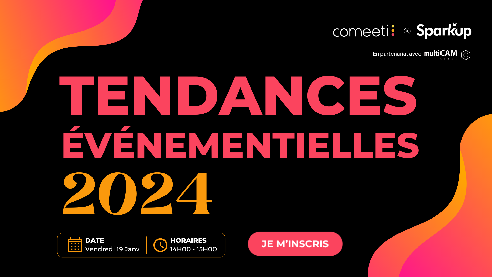 Tendances Événementielles 2024, Le Live ! - Comeeti x Sparkup